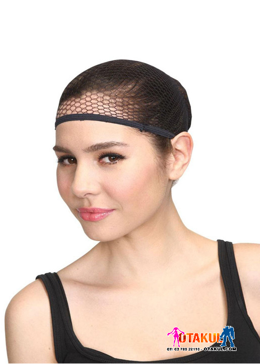 Wig Cap - Lưới Đội Tóc Giả - Màu Đen