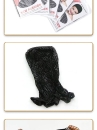 Wig Cap - Lưới Đội Tóc Giả - Màu Đen