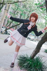 Bộ Váy Nữ Sinh Sakura - Clear Card