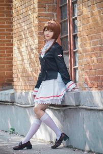 Bộ Váy Nữ Sinh Sakura - Clear Card