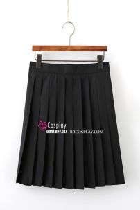 Trang Phục Nữ Sinh Đen Tay Ngắn Có Video Thật