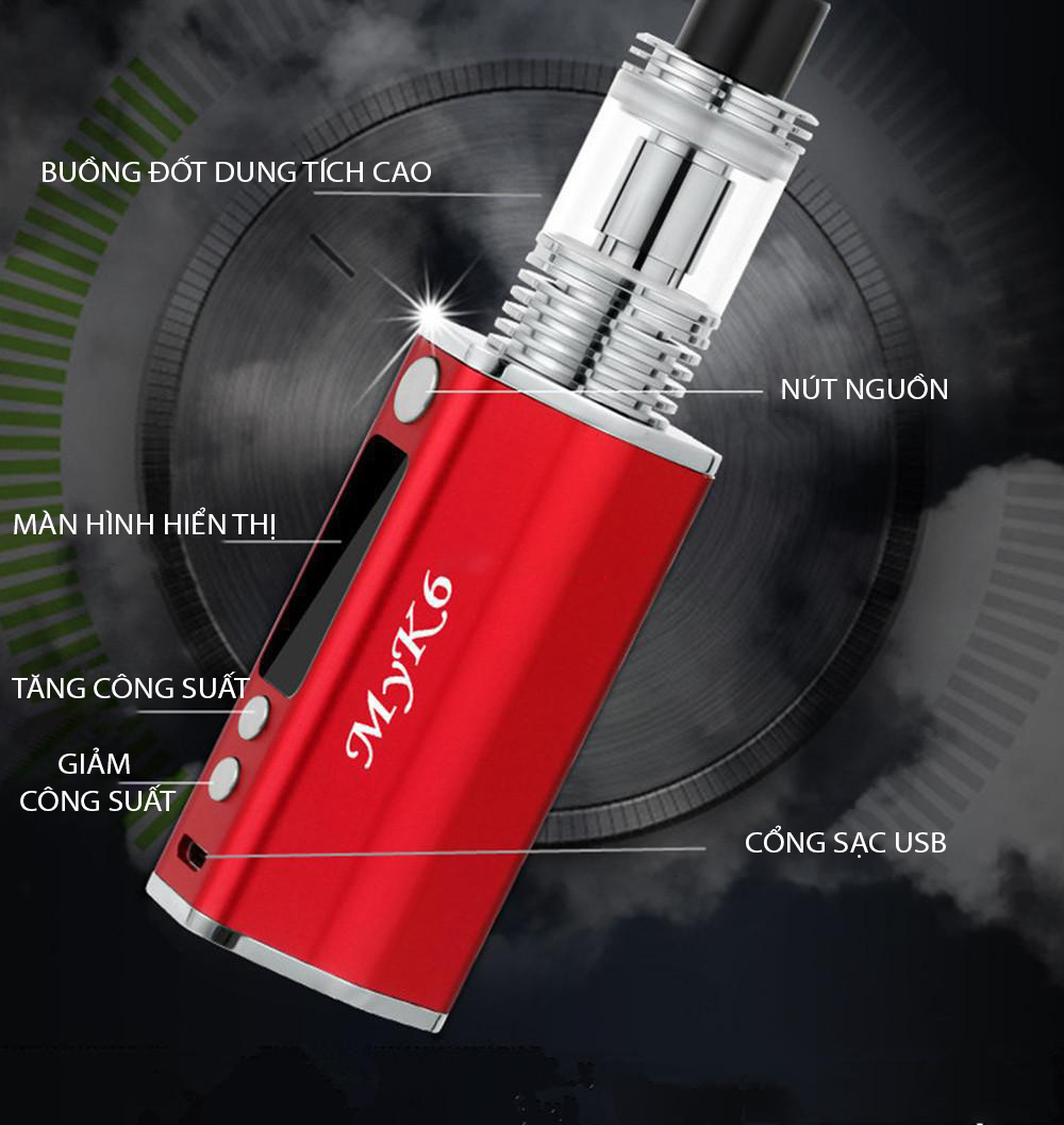 Bộ Vape Giá Rẻ - Vape MYK6 Giá Siêu Rẻ 30-80W (hàng Chưng Bày, Chưa Qua Sử Dụng)
