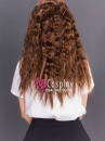 Tóc Giả Nâu Dập Xù 60Cm
