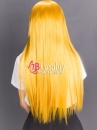 Tóc Giả Vàng Thẳng Mái Xéo 60Cm