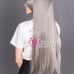 Tóc Giả Xám Khói Thẳng Mái Xéo 60Cm