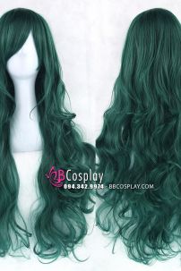 Tóc Xanh Rêu Xoăn Gợn Sóng 60Cm