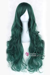 Tóc Xanh Rêu Xoăn Gợn Sóng 60Cm