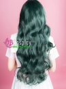 Tóc Xanh Rêu Xoăn Gợn Sóng 60Cm