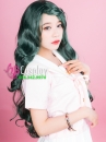 Tóc Xanh Rêu Xoăn Gợn Sóng 60Cm