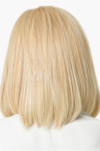 Tóc Giả Ngắn Vàng Kim