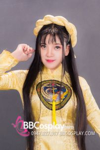 Áo Dài Vàng Long Phụng