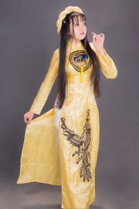 Áo Dài Vàng Long Phụng