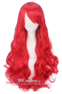 Tóc Giả Đỏ Xoăn Tóc Giả Ariel Nàng Tiên Cá