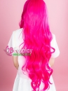 Tóc Giả Hồng Cánh Sen Xoăn 60Cm