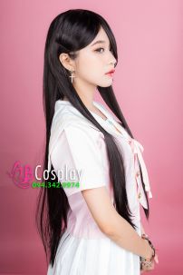 Tóc Giả Đen Light Vàng 60Cm