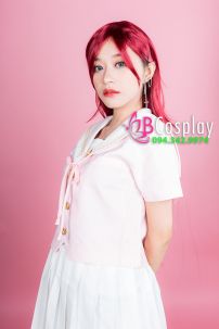 Tóc Giả Dài Đỏ Rượu