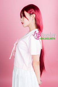 Tóc Giả Dài Đỏ Rượu