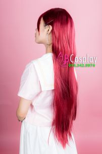 Tóc Giả Dài Đỏ Rượu