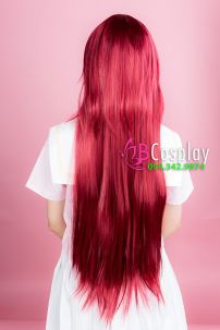 Tóc Giả Dài Đỏ Rượu