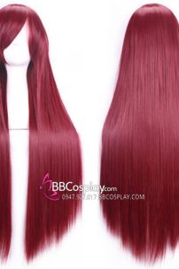Tóc Giả Dài Đỏ Rượu