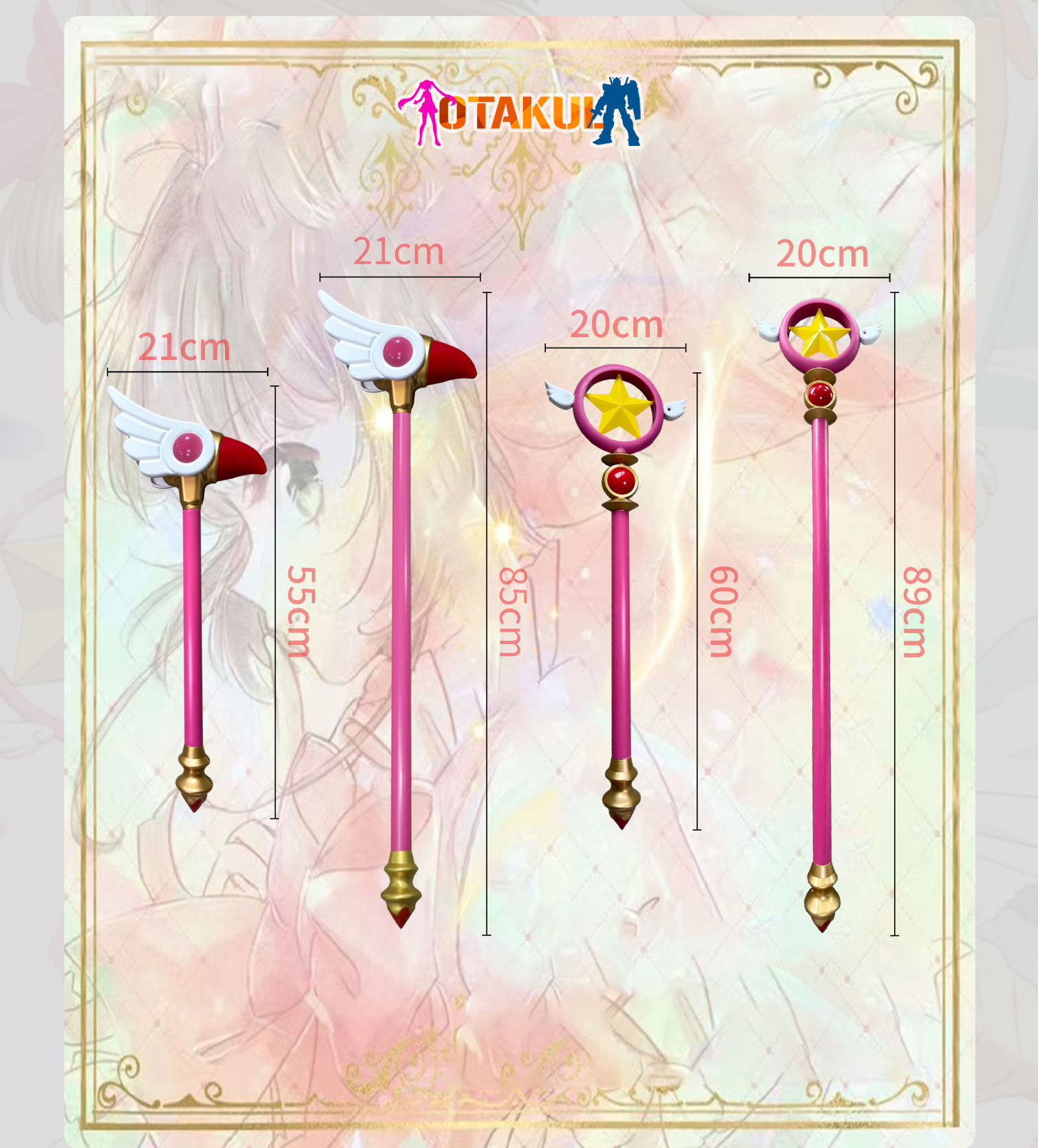 Gậy Sakura Mỏ Chim - Gậy Thu Phục Thẻ Bài Clow Của Sakura