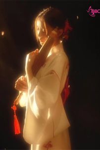 Áo Yukata Shiro Aka Nền Trắng Phối Đỏ Tặng Kèm Thắt Lưng