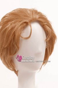 Tóc Giả Nam Nâu Không Mái