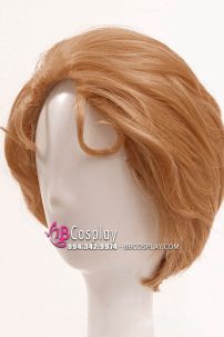 Tóc Giả Nam Nâu Không Mái