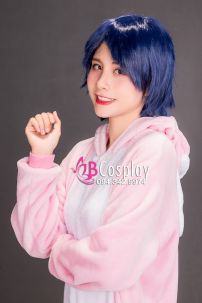 Tóc Giả Tomboy Xanh Tím