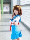 [Thanh Lý] Đồng Phục Nữ Sinh Cosplay Haruhi Suzumiya