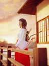 Trang Phục Hakama Cosplay Kikyou - Inuyasha