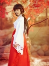 Trang Phục Hakama Cosplay Kikyou - Inuyasha