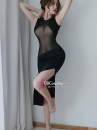 Sườn Xám Sexy Đen Midoki