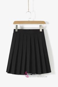 Váy Xếp Ly Đen Ngắn 42Cm