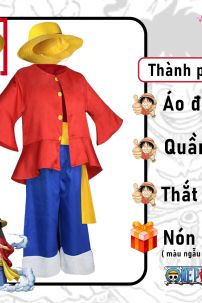 Bộ Cosplay Luffy Timeskip - ONE PIECE