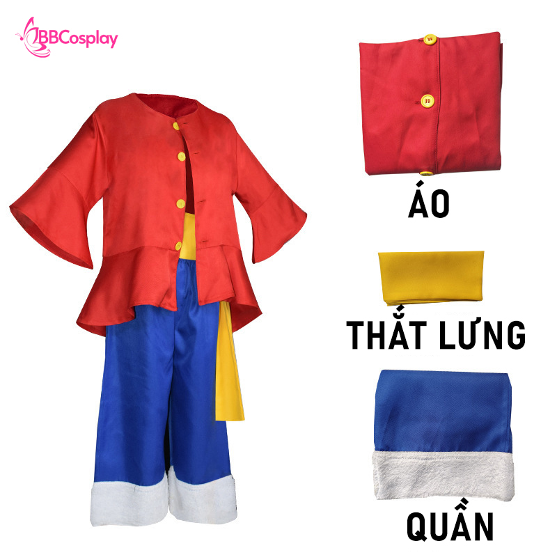 Bộ Cosplay Luffy Timeskip - ONE PIECE