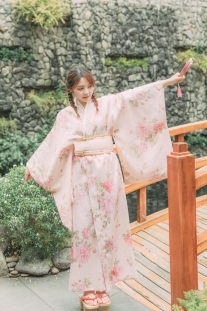 Yukata YEN Hồng Pastel