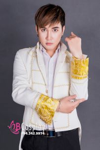 Áo Vest Nam Đuôi Tôm Viền Vàng