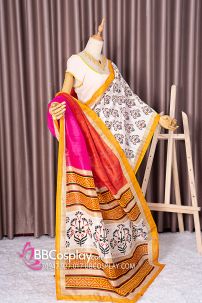 Saree Ấn Độ Hồng - Đồ Ấn Độ Hồng