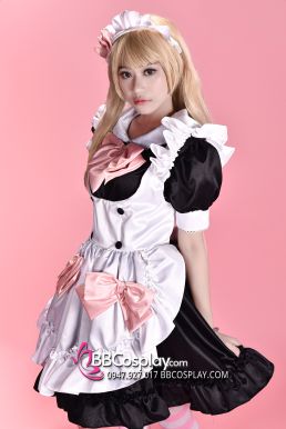 Đồ Super Maid Trắng Đen Hồng - Nàng Hầu Nhật Bản Cao Cấp