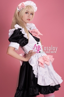 Đồ Super Maid Trắng Đen Hồng - Nàng Hầu Nhật Bản Cao Cấp