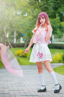 Bộ Đồ Nữ Sinh Nhật Màu Hoa Anh Đào