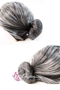 Tóc Giả Bà Già Có Búi