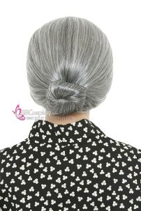 Tóc Giả Bà Già Có Búi