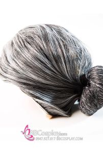 Tóc Giả Bà Già Có Búi