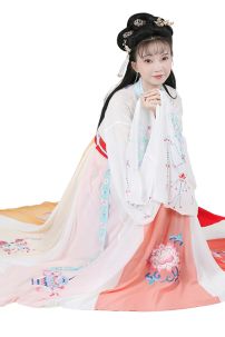 Hán Phục Hàm Nê Tiểu Trúc - Trọn Bộ Thêu Váy Xòe 720