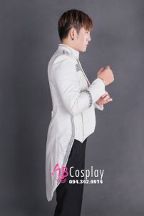 Áo Vest Nam Đuôi Tôm Trắng