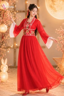 Trang Phục Hằng Nga - Màu Đỏ