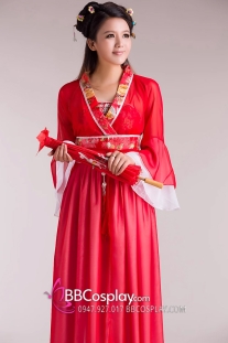 Trang Phục Hằng Nga - Màu Đỏ
