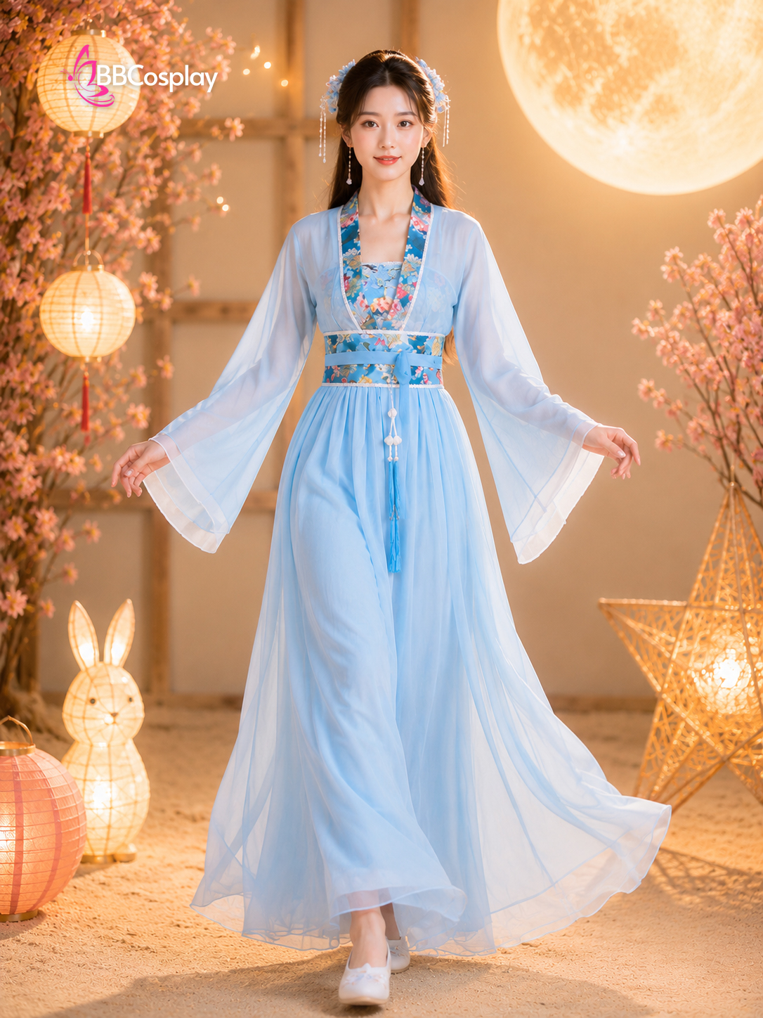 Trang Phục Hằng Nga - Thanh Thanh Tiên Nữ